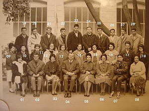 SIDI BEL ABBES COLLEGE MODERNE DE JEUNES FILLES 1961 XXX N01